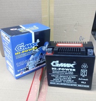 แบตเตอรี่มอเตอร์ไซด์ G-MAX 12V 9AH(12N9-4B)แบตเตอรี่แห้งพร้อมใช้ สำหรับรุ่นHONDA CM250CCJ360T/ KAWAS