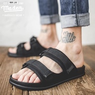 Maden brand 2025 new high quality men youth campus fashion slippers outdoor beach sandals Korean fas