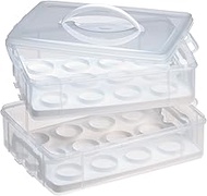 Snapware Snap 'N Stack Large 2-Layer Cookie and Cupcake Carrier