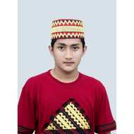 PECI/SONGKOK TAPIS LAMPUNG MOTIF SASAB UNIK - PECI TAPIS ADAT LAMPUNG - LAMPUNG ETHNICA