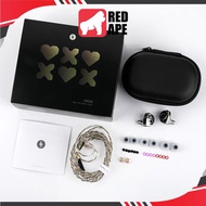 SIMGOT EW300 In-Ear Monitors: 1DD+1Planar+1PZT Tribrid Driver Detachable Tuning Nozzles Hi-Res Audio