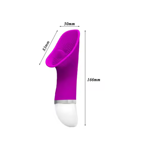 Silicone Tongue Licking Vibrator Clitoral Licker with Powerful Suction And Intense Vibrations for Fe