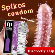 Silicone big berduri use safe condom berduri reuseable 5~10 times getah ring 安全套 避孕套 保险套 kondom taha