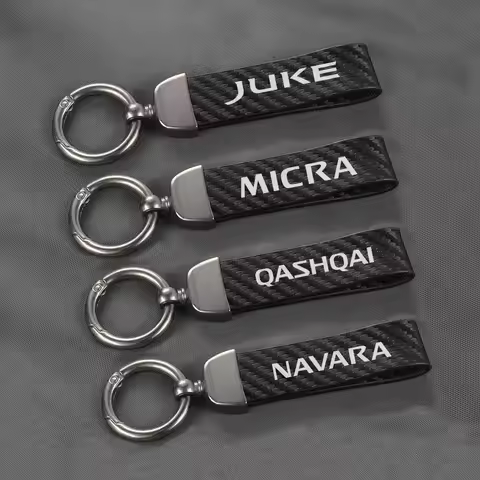 Car PU Leather Keychain Accessories For Nissan Navara NP300 Qashqai Juke Micra K12 K14 Leaf 370Z Nv2
