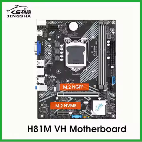 H81 Motherboard LGA 1150 Support 4th 5th GEN CPU DDR3 RAM USB3.0 SATA3 NVME NGFF Placa Mae 1150 Plat