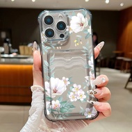 Luxury Black White Flower Case For Redmi K70 Pro K70E K60 K50 Ultra A3 A2 A1 Plus 13 12 10  9 9A 9T 