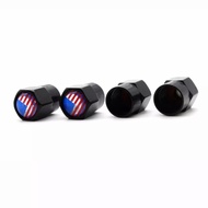 2 pcs USA American flag valve caps suitable for Folding MTB Racing Bikes, Motorcycles and Cars Bfgoo