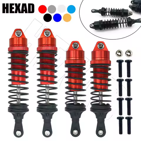 Aluminum Front&Rear Shocks Absorber Assembled for 1/10 Traxxas Slash 4x4 4WD 2WD Rustler VXL Stamped
