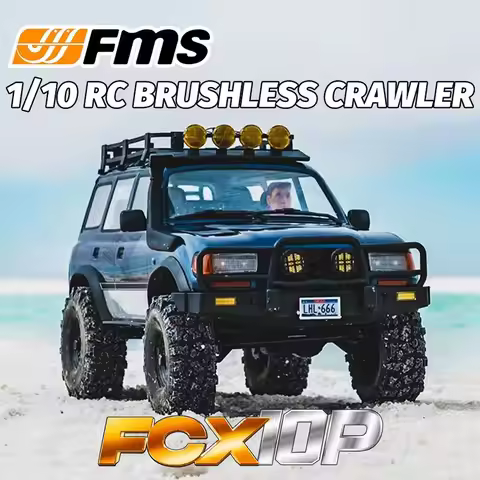 FMS New FCX10 PRO LC80 Brushless Simulation Official Authorization With High And Low Speed Remote Co