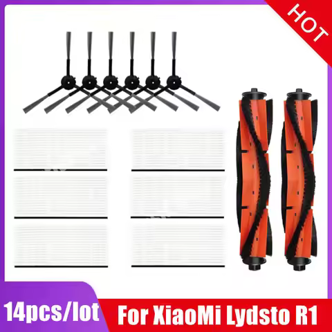 For Xiaomi Lydsto R1 R1A Accessories Spare Parts Robot Vacuum Cleaner Replacement Main Brush HEPA Fi