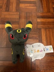 月亮伊布 毛公仔 Pokemon Umbreon Plush Toy with Tag