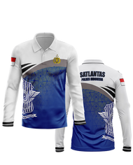 Kaos pria/JERSEY SATLANTAS FULLPRINT/ KAOS POLISI SATUAN LALU LINTAS 01 DRIFIT /bisa Custom NAMA/Ga