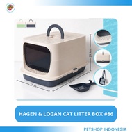 HAGEN & LOGAN Cat Litter Box 86 - Closed Cat Litter Box Size 58x37x29.5cm