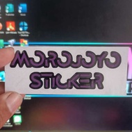 CUSTOM NAME STICKER CUSTOM NAME STICKER 15cm 62