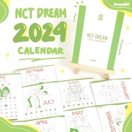 Nct DREAM 2024 CALENDAR - KPOP DESK CALENDAR 2024 - MINI DESK AESTHETIC NCT CALENDAR - ANIME DESK CALENDAR - NCT Sitting CALENDAR