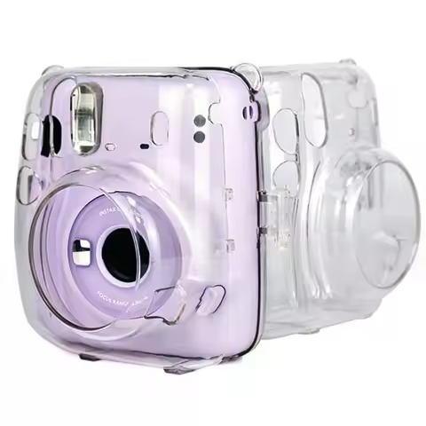 Bag Case For Instax Mini 11 Camera Portable Transparent with Strap Storage Solution Fashion Style