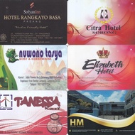 Kartu Kunci Kamar Hotel dengan Print Logo
