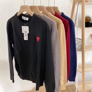 Japan Tide Play sweater CDG knit tops Kubo Ling Fashion oversize sweater for unisex