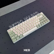 [READY STOCK] Full Build Custom Mechanical Keyboard Build CIY Tester 68 65% Retro Mario Kuromi Keycap Set Gateron Switches