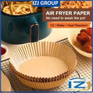 2pcs Air Fryer Disposable Baking Papers Non-Stick Steamer Round Parchment Paper Liners