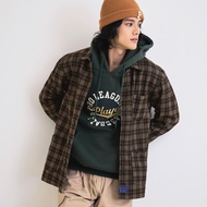 OB Woolen Check Pocket Design Men's Short Coat < KL1495 >
