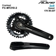 Shimano จานหน้า MT210 2/3X9จักรยานเสือภูเขา MTB ความเร็ว170มม. 36-22ตัน44-32-22T 40-30-22ตันล้อโซ่ชุ