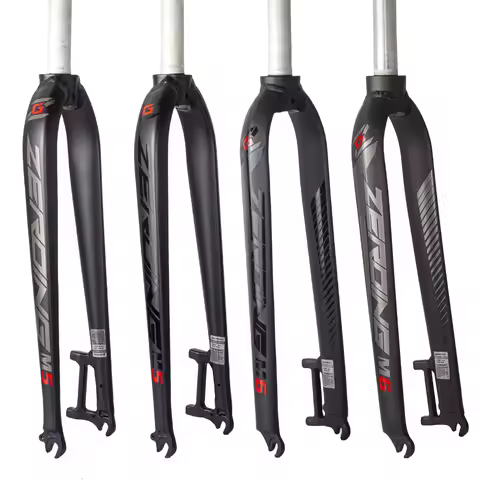 ZEROING MTB Fork Rigid Bicycle Fork 26/27.5/29inch Aluminum Alloy Mountain Bike Fork Straight Tube V
