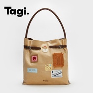 Tagi. Suede Wheat Field Corduroy Hobo Bag กระเป๋าสะพายขา้ง