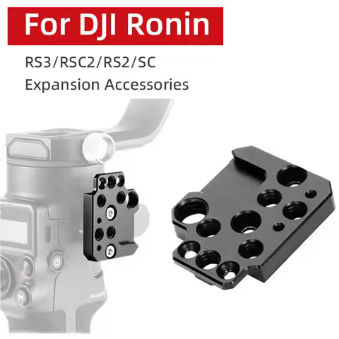 Quick Release Plate Camera Stabilizer Expansion Mounting Base with Cold Shoe Mount for DJI Ronin S S