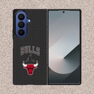 Phone Case Samsung Z Fold 7 6 5 4 3 Phone Softcase Chicago Bulls NBA