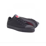 KASUT SEKOLAH PALLAS REJAM HITAM BERTALI (PALLAS RJ07-001) (PALLAS SCHOOL SHOES)