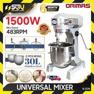 ORIMAS B-30N / B30N / B30 30L Mesin Pengadun / Universal Planetary Food Mixer Machine 1.5kW