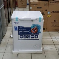 BOX FREEZER AQUA 100LITER AQF-100 CHEST FREEZER 100 LITER AQUA