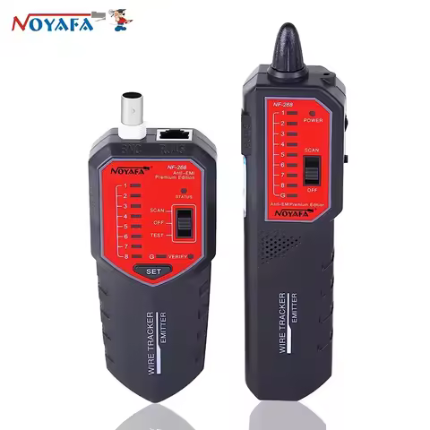 NOYAFA NF- 268 Network Cable Tester STP/UTP Cable Tracker Support Continuity Test Wire Tracer with L