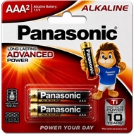 Panasonic Alkaline Battery AAA2 LR03T/2B *1 pck*