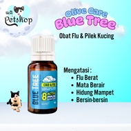 Olive Care BLUE TREE Cold & Flu Obat Kucing untuk Mengatasi Sakit Flu & Pilek Berat