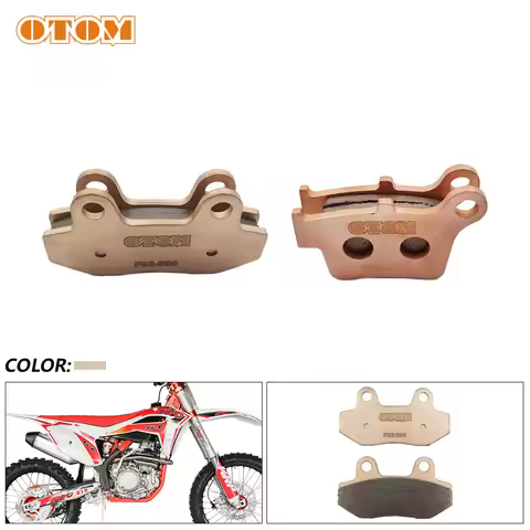 OTOM Motorcycle Front Rear Brake Pad F03 R03 Motocross Motorbike Copper Sintering Base Braking Disk 