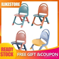 【In stock】Ilikestore Kids Foldable Chairs  Prevent Deformation Multifunction Chair Reliable for Kindergarten KPEL