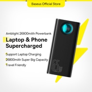 Baseus Amblight Powerbank 26800mAh/30000mAh 65W Digital Display Super Fast Charge Type-C Power Bank