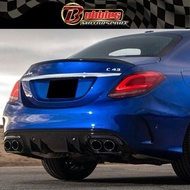 Mercedes-Benz W205 2018 C43 Style Rear Bumper W/Diffuser