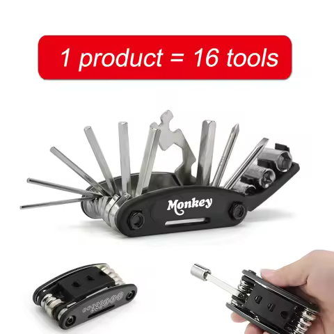 For Honda Z125 Monkey Z 125 Z-125 Motorcycle Accessories Multifunction Tool Repair 16 functions Scre