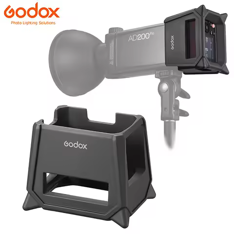 Godox AD200PRO-PC Flash Silicone Fender Protective Case Floor Light Holder for Godox AD200pro AD200 