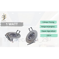 MATA 1 watt 1-eye Led Downlight Spotlight/ Spotlight Lamp/