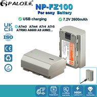 PALO Sony NP-FZ100 battery FZ100 USB charging Battery for Sony A1 A9 A7III A7RIV A7RIII A7IV A7C FX3