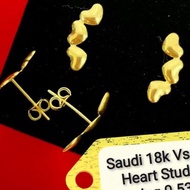 18K Saudi Gold earrings