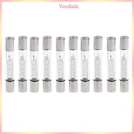 Yoo 10 Pieces  Voltage Microwave Oven Fuse Glass Tube 5KV 0 8A 800MA Fast Blow Fuse Microwave Oven R