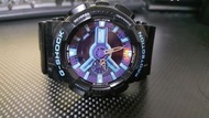 G-SHOCK 指針數位雙顯運動錶 - 黑藍紫 GA-110HC Module 5146 5425