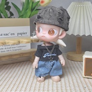 8.3-Ready Stock Gazi Sister Baby Clothes Ziyu Airport Same Style 1/8 Action Figures for Hip-Hop Cold