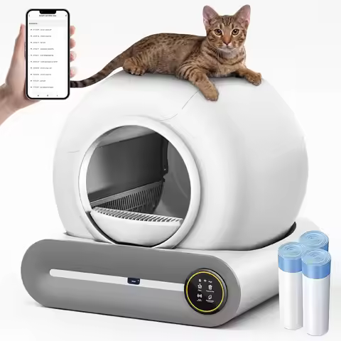 New Arrival Smart Cat Litter Box Self Cleaning Automatic Litter Box Self Cleaning Cat Toilet Robot S
