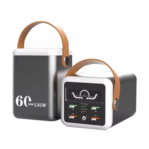 2025 Hot 135W Pd Outdoor Quick Charging Portable Power Banks Power Station 60000mah 90000mah 120000m